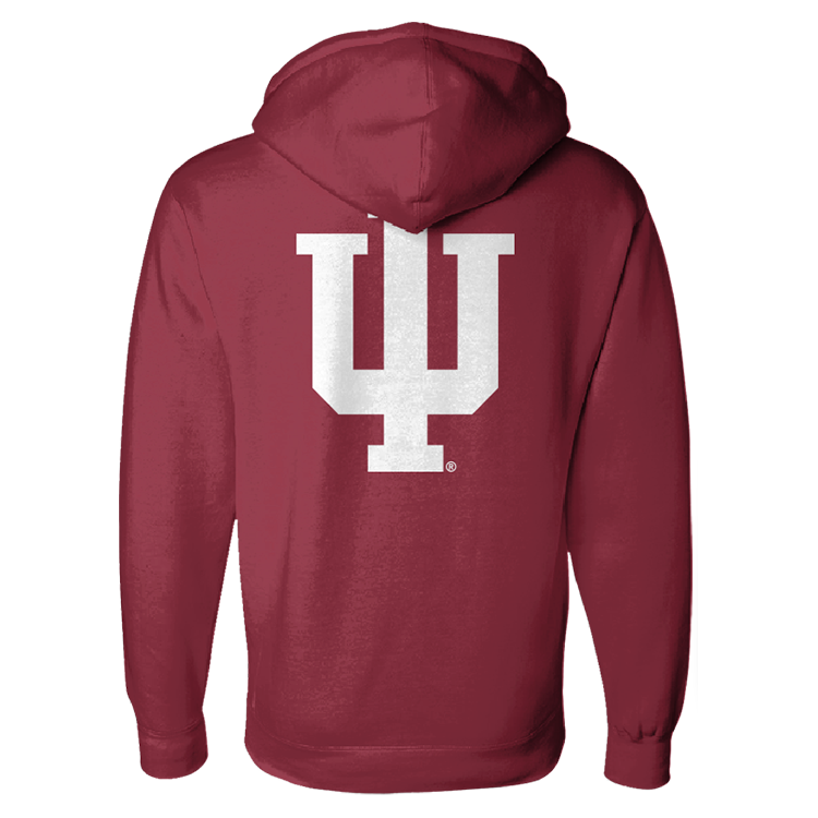 Indiana Hoosiers Candy Stripe Pocketless Corduroy Hoodie