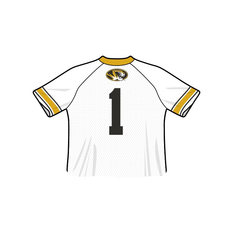 Mizzou Tigers Fashion Cropped Football Jersey
