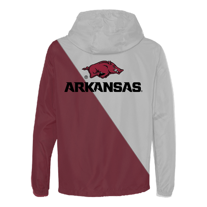 Arkansas Razorbacks Two Tone Windbreaker
