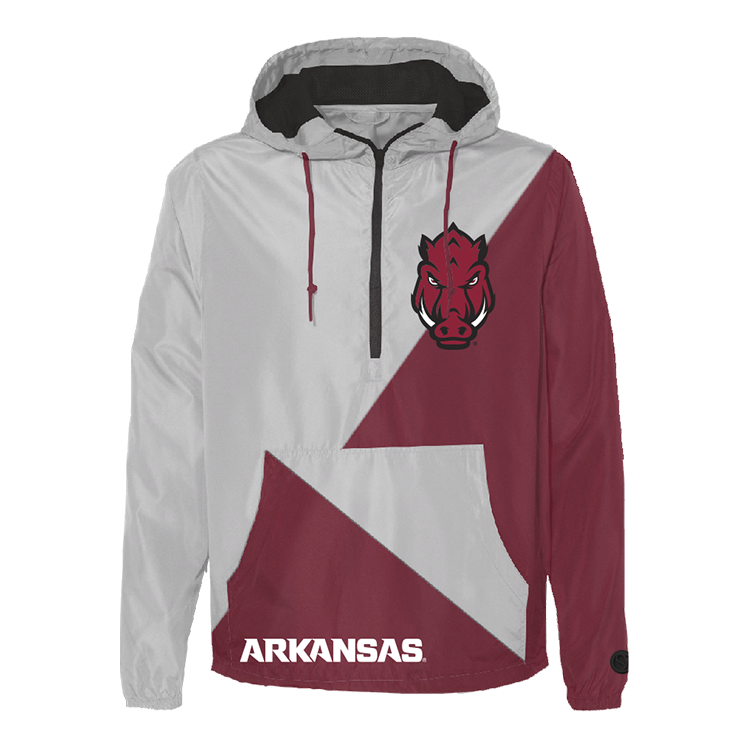 Arkansas Razorbacks Two Tone Windbreaker
