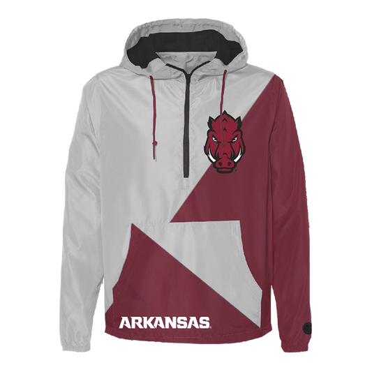 Arkansas Razorbacks Two Tone Windbreaker
