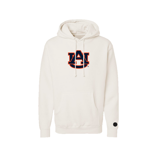 Auburn Tigers Bone Chenille Pullover Hoodie