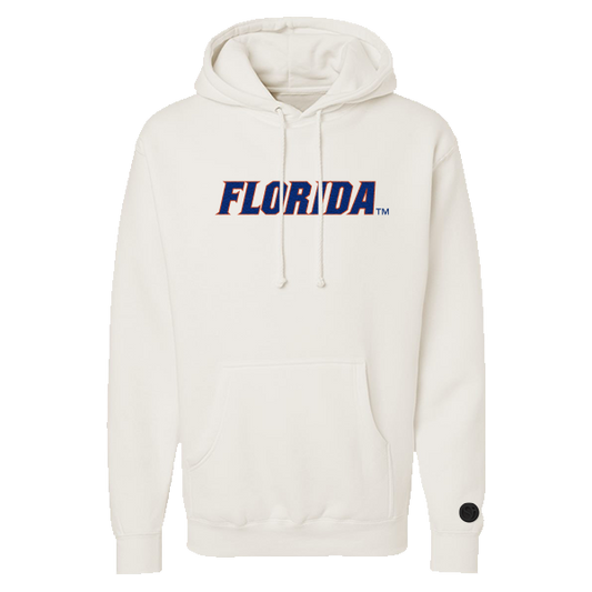 Florida Gators Bone Chenille Pullover Hoodie