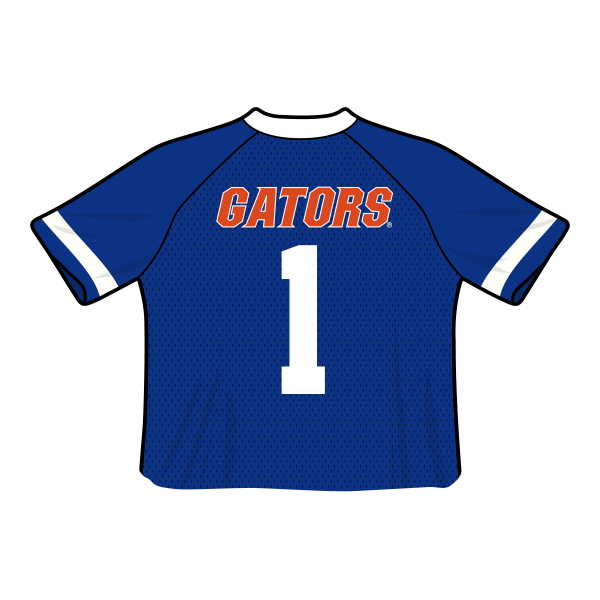 Florida Gators Fashion Cropped Football Jersey