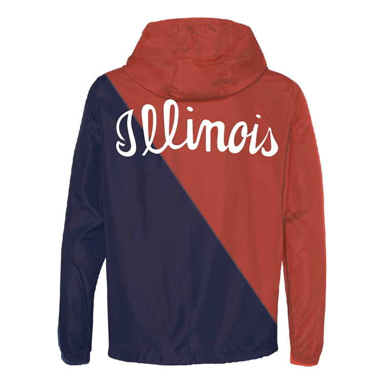 Fighting Illini Two Tone Windbreaker