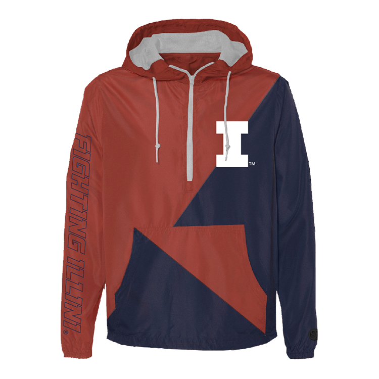 Fighting Illini Two Tone Windbreaker