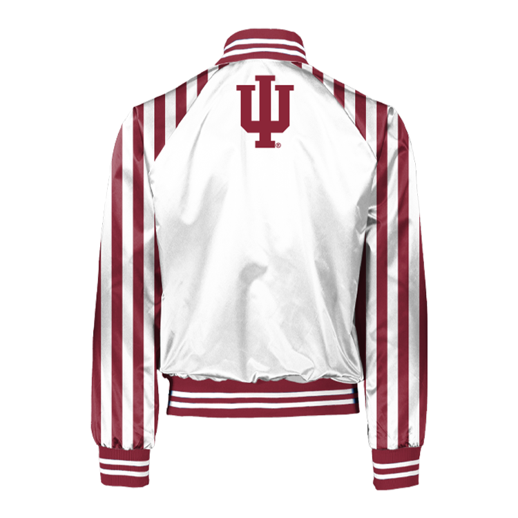 Indiana Hoosiers Candy Stripe Coach Jacket