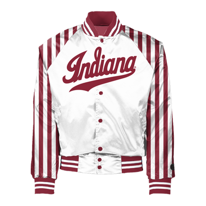 Indiana Hoosiers Candy Stripe Coach Jacket