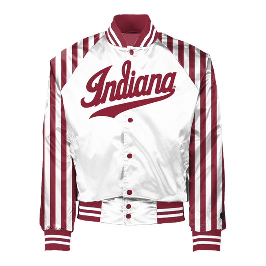 Indiana Hoosiers Candy Stripe Coach Jacket