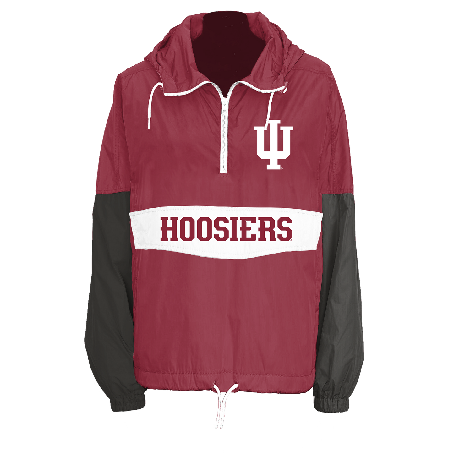 Indiana Hoosiers Retro Pullover Windbreaker