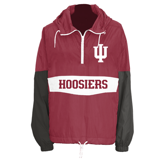 Indiana Hoosiers Retro Pullover Windbreaker