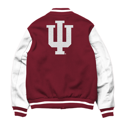 Indiana Hoosiers Candy Stripe Varsity Jacket