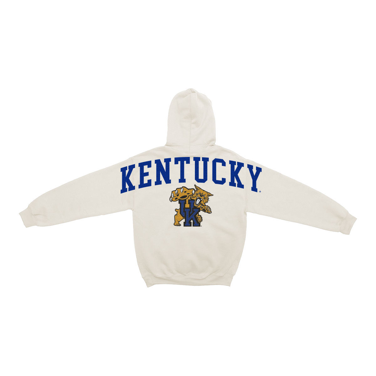 Kentucky Wildcats Bone Chenille Zip Hoodie