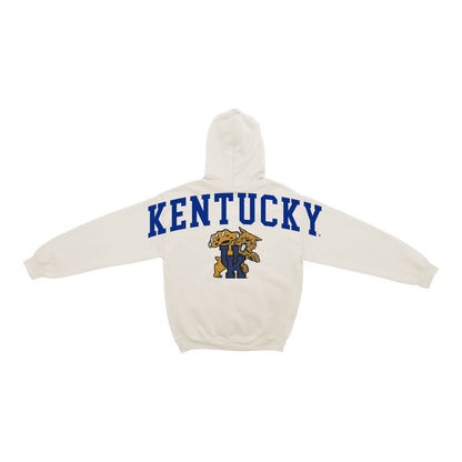Kentucky Wildcats Bone Chenille Zip Hoodie