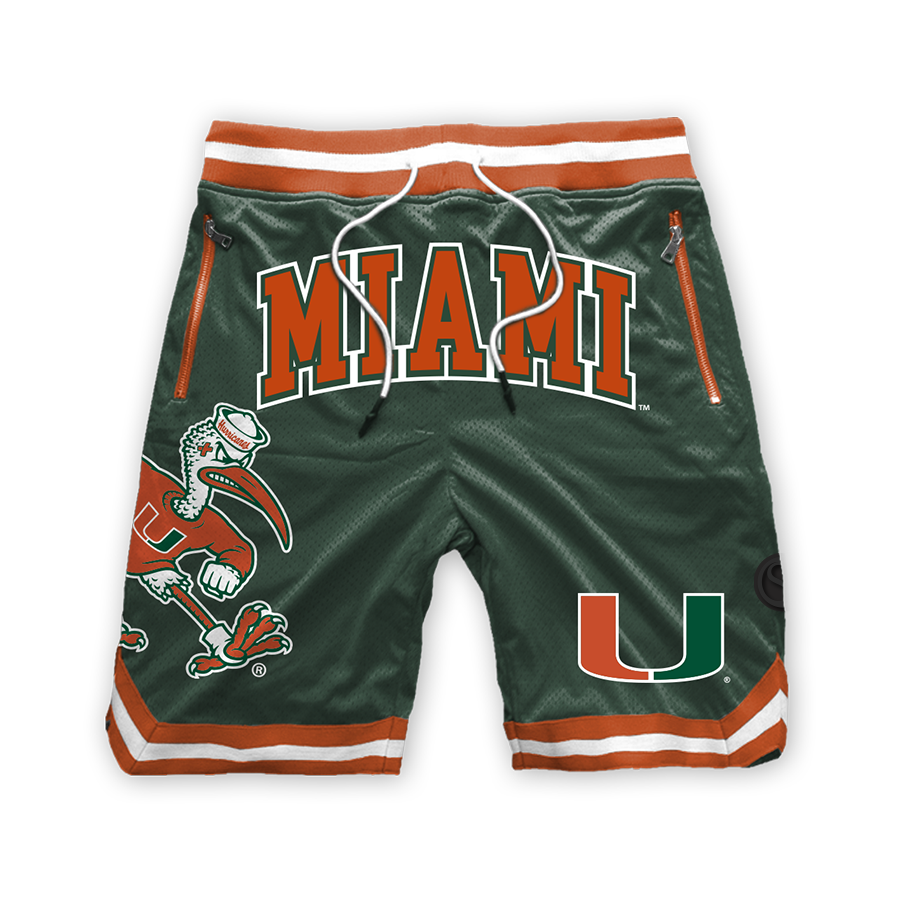 Miami Hurricanes Poly Mesh Shorts