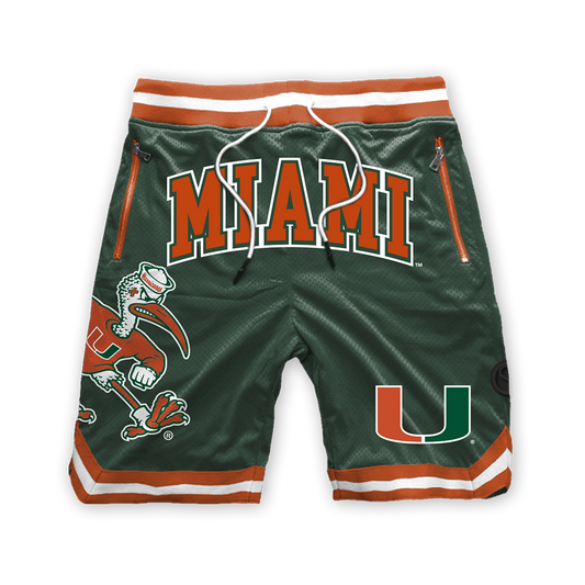 Miami Hurricanes Poly Mesh Shorts