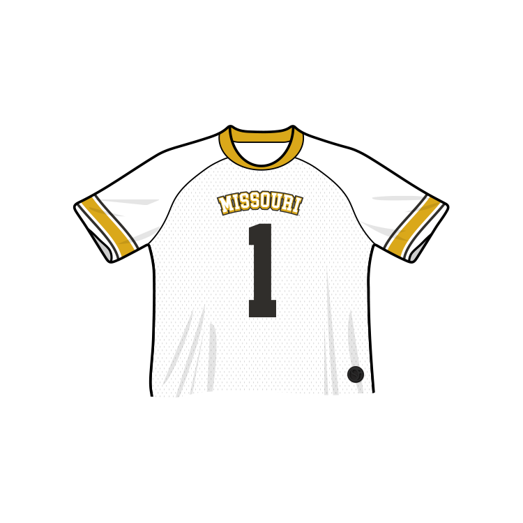 Mizzou Tigers Fashion Cropped Football Jersey