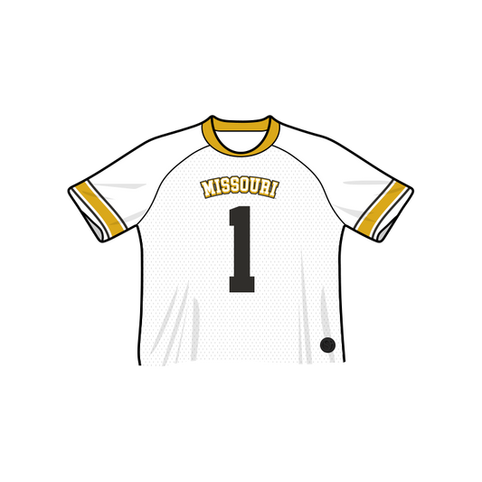 Mizzou Tigers Fashion Cropped Football Jersey
