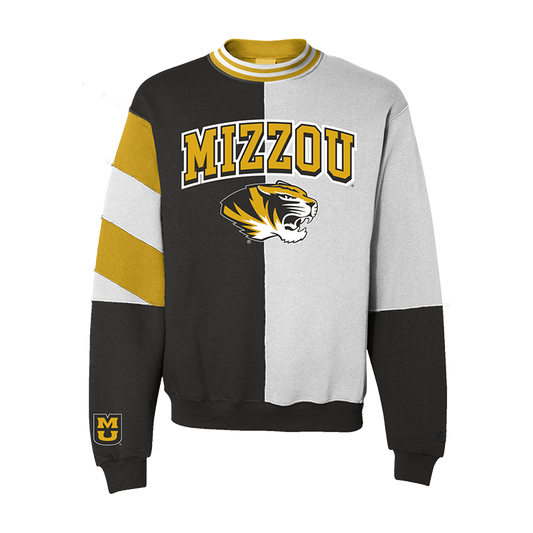Mizzou Tigers Split Crewneck