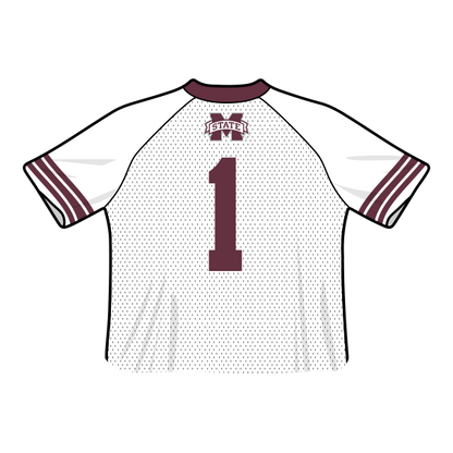 Mississippi State Bulldogs Fashion Cropped Football Jersey