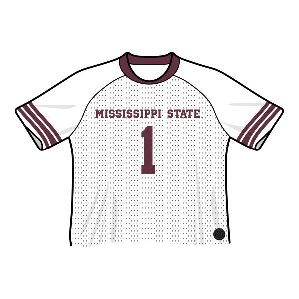 Mississippi State Bulldogs Fashion Cropped Football Jersey