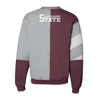 Mississippi State Bulldogs Vintage Split Crewneck