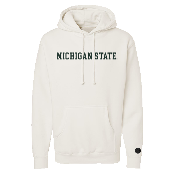 Michigan State Spartans Bone Chenille Pullover Hoodie