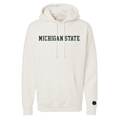Michigan State Spartans Bone Chenille Pullover Hoodie