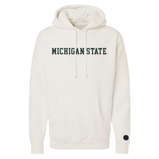 Michigan State Spartans Bone Chenille Pullover Hoodie
