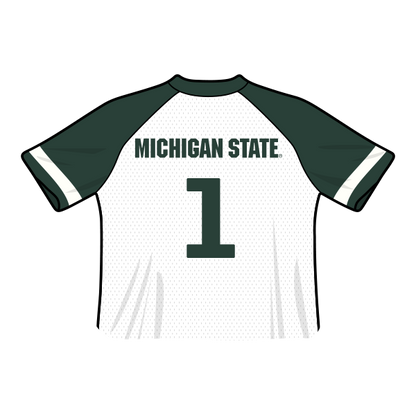 Michigan State Spartans Fashion Cropped Football Jersey