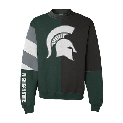 Michigan State Spartans Split Crewneck