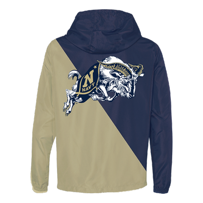 Navy Midshipmen Two Tone Windbreaker