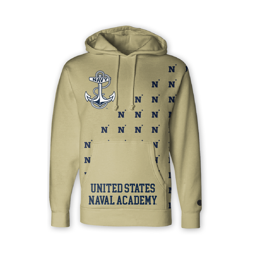 Navy Midshipmen Fade Hoodie