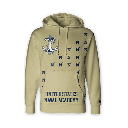 Navy Midshipmen Fade Hoodie