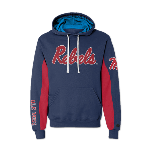 Ole Miss Rebels AOP Chenille Pullover Hoodie