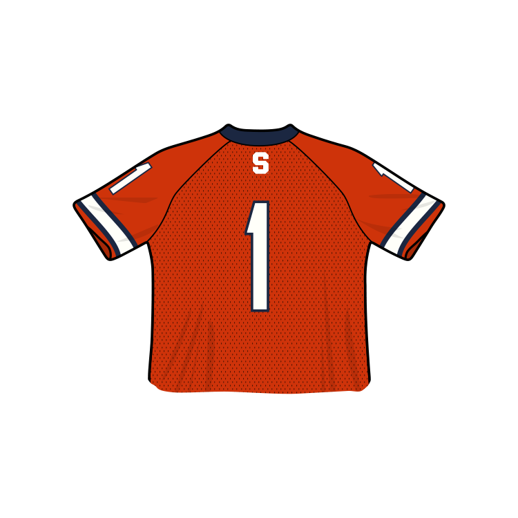 Syracuse Orange Fashion Cropped Football Jersey