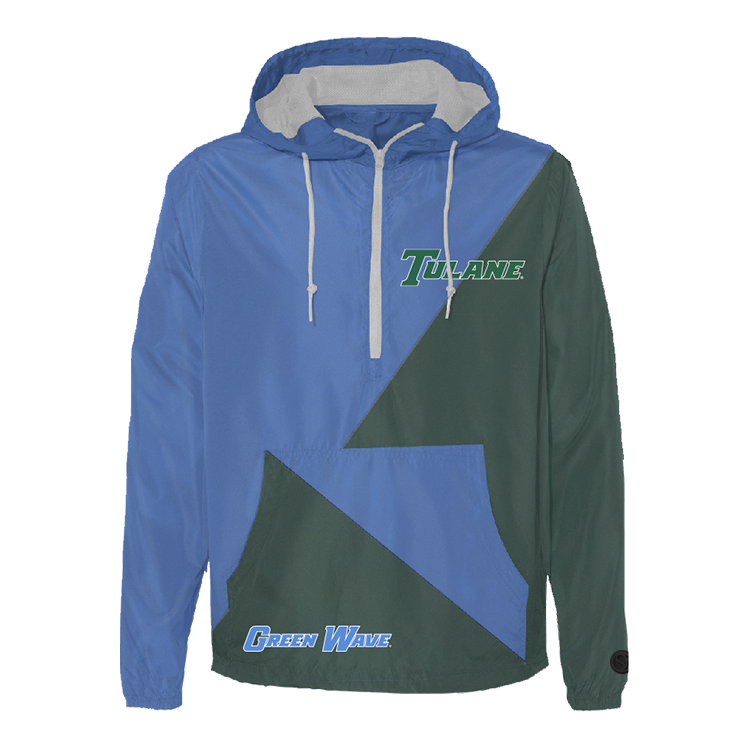 Tulane Green Wave Two Tone Windbreaker