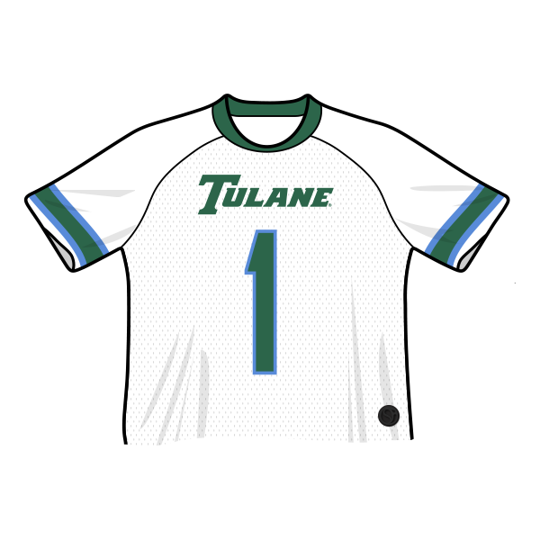 Tulane Green Wave Fashion Cropped Football Jersey