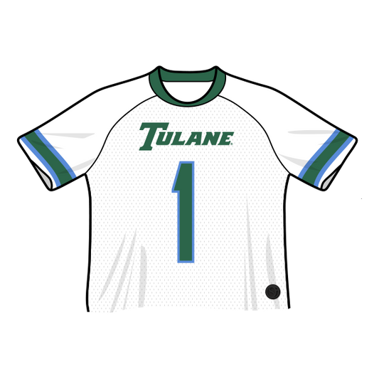Tulane Green Wave Fashion Cropped Football Jersey