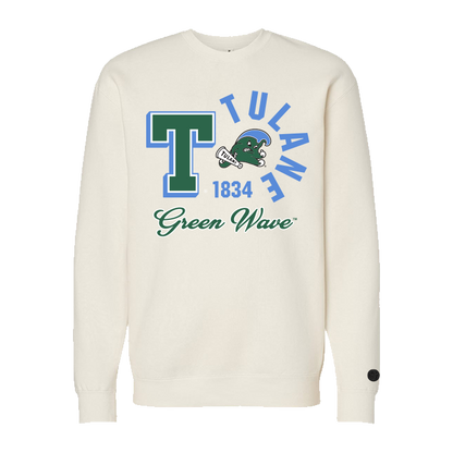 Tulane Green Wave Retro Blink Sweatshirt