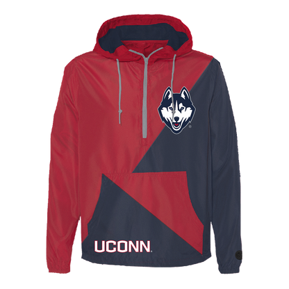 UConn Huskies Two Tone Windbreaker