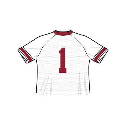 Utah Utes Fashion Cropped Football Jersey