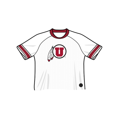 Utah Utes Fashion Cropped Football Jersey