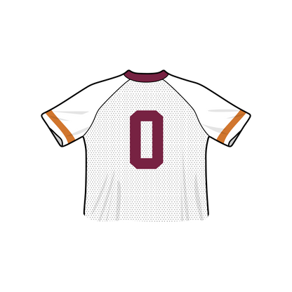 Virginia Tech Hokies Fashion Cropped Football Jersey