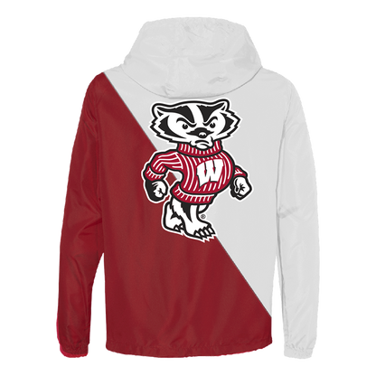 Wisconsin Badgers Two Tone Windbreaker