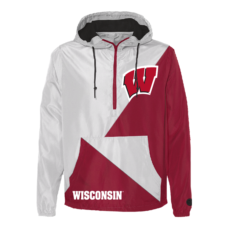 Wisconsin Badgers Two Tone Windbreaker