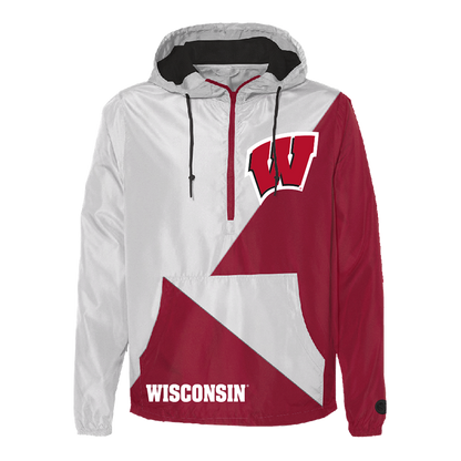 Wisconsin Badgers Two Tone Windbreaker