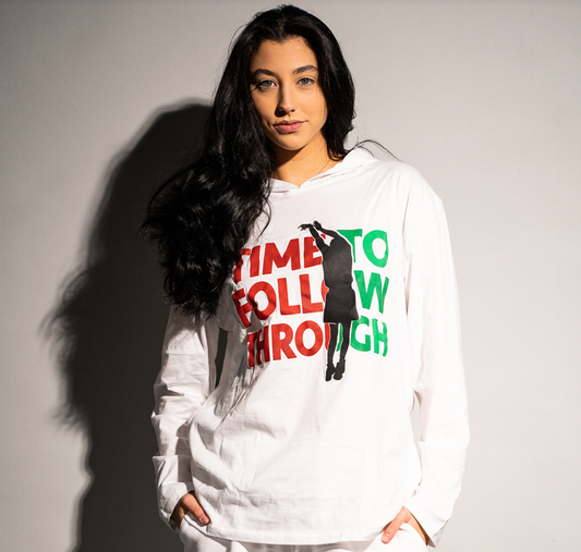 TTFT WHITE HOODIE - KNICKS - TTF