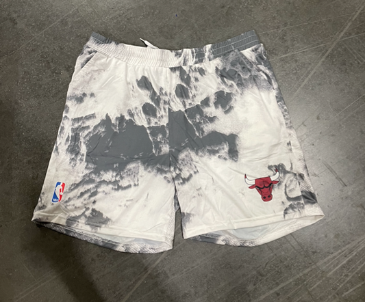 Sublimated Splatter Shorts - BULLS - GRAY