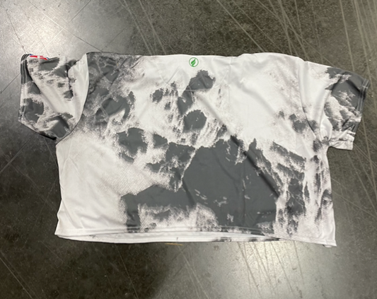 Sublimated Splatter Crop Tee - CELTICS - GRAY